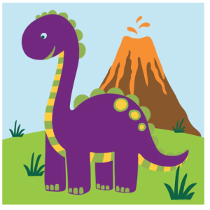 PPN Dinosaurio 21x21
